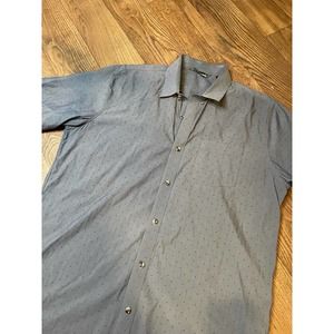 Travis Mathew Men’s Dress Shirt Size L Blue